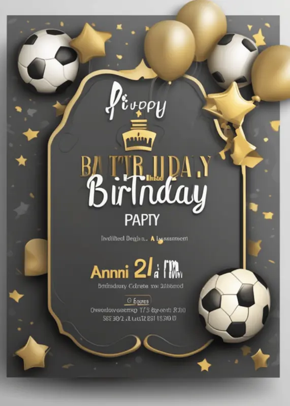 Soccer party invitation wording