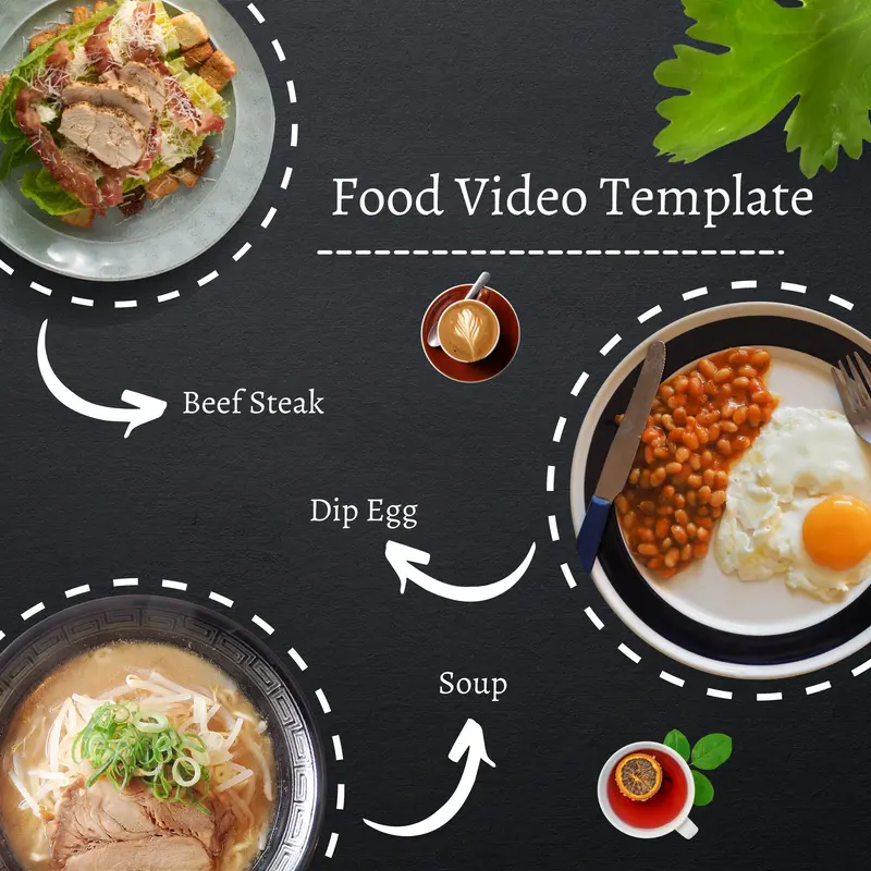 PPT- food video templates 