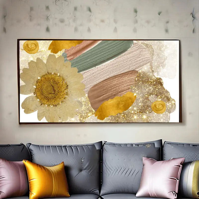 flower abstract painting