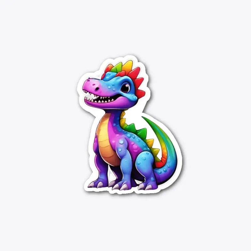 colourful dinosaur